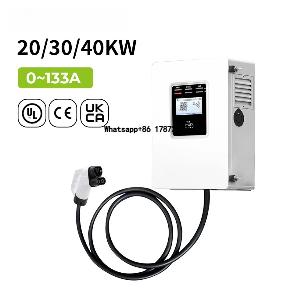 Dc Fast Charger 30Kw Wallbox Commercial - Ocpp 20kW 30kW 40kW CCS GBT