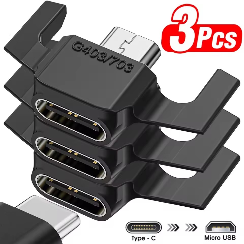 Type 2 Charger - Micro-USB-zu-Typ-C-Ladeadapter für Logitech G703/G403 Logitech GPW