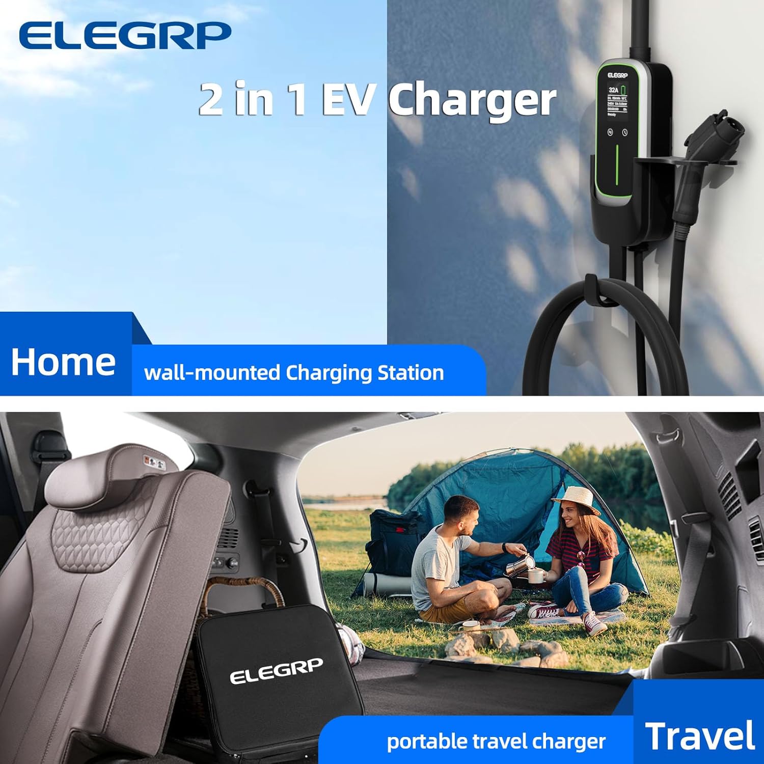 ELEGRP 32 Amp tragbares Ladege – Home Ev Charger Bewertung und Preis