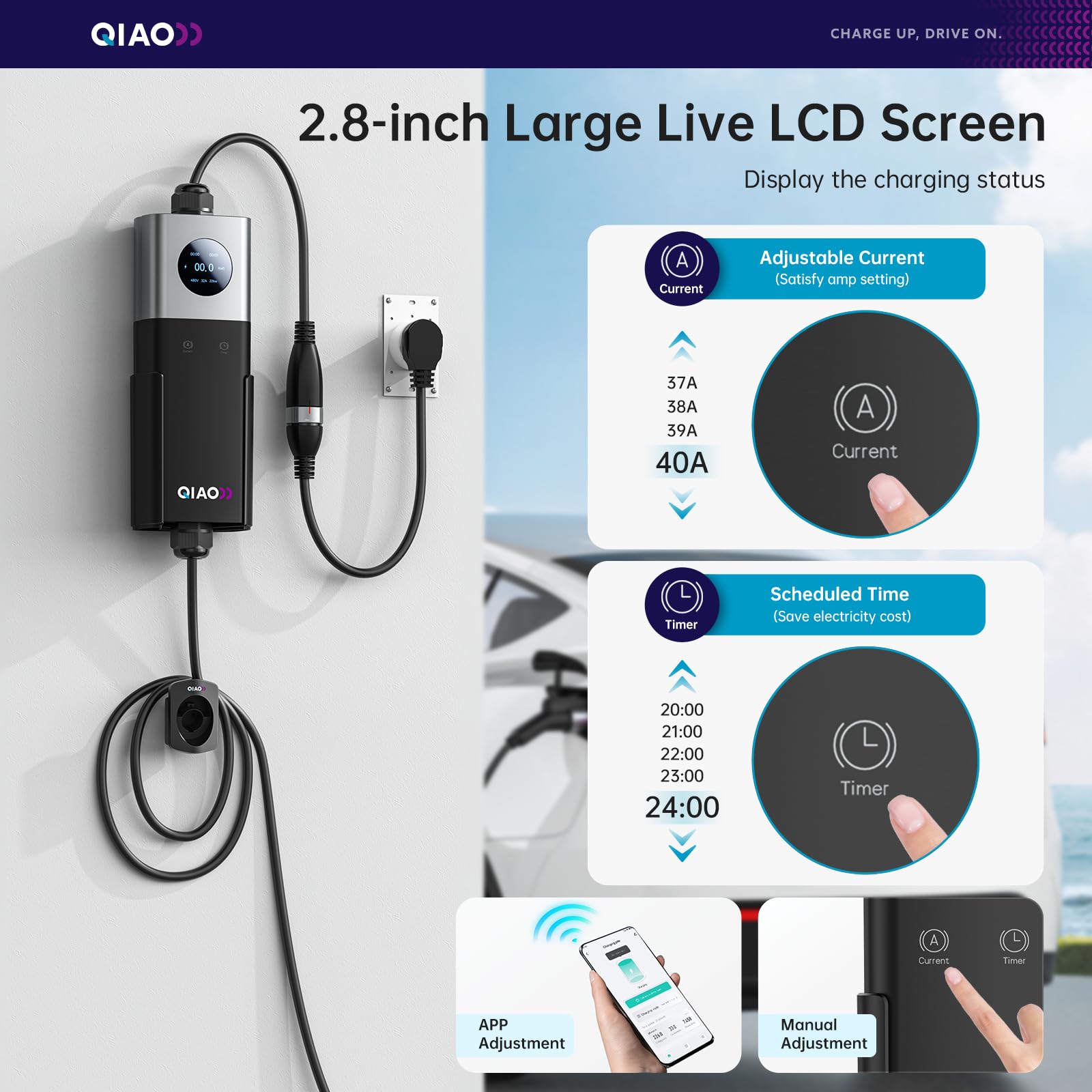 QIAO Level 2 EV-Ladegerät SAE  – Ev Charger Adapter Bewertung und Preis