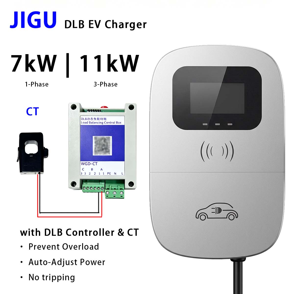 JIGU Dynamische Lastverteilung – Wallbox Ev Bewertung und Preis