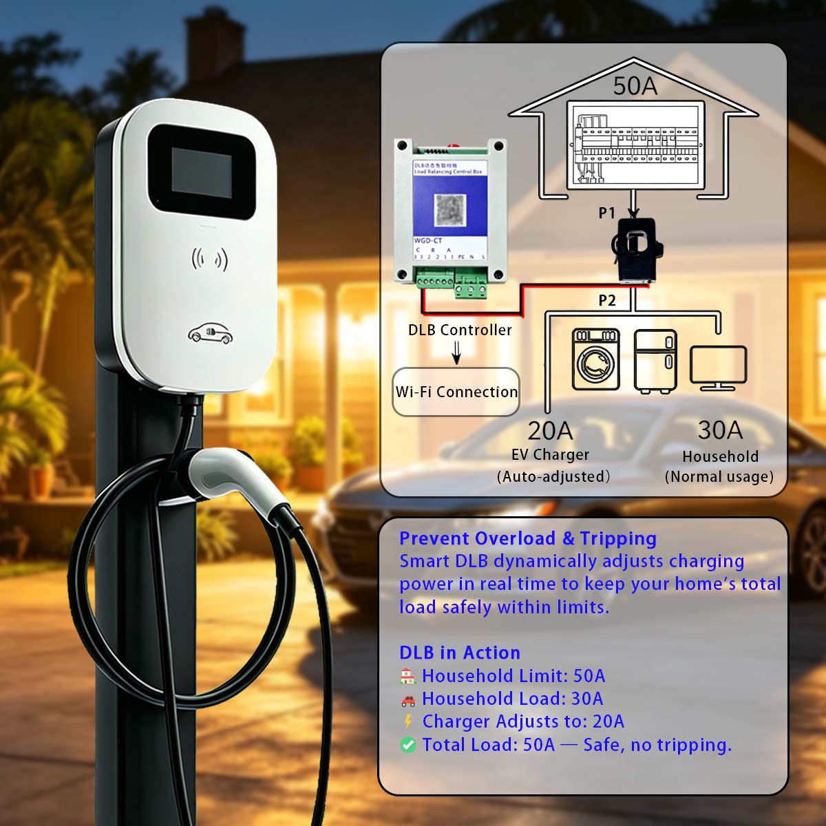 JIGU Dynamische Lastverteilung – Wallbox Ev Bewertung und Preis