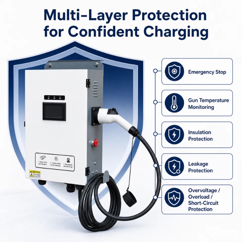 Bodenmontierte Ladestationen D – Fast Ev Charger Bewertung und Preis