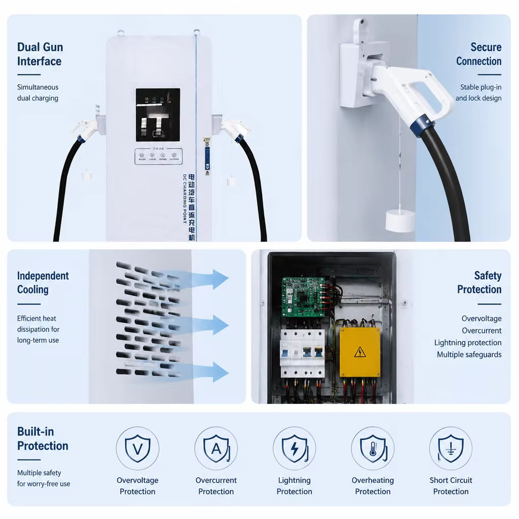 400kW Kommerzielles DC-EV-Lade – Ev Charger Bewertung und Preis