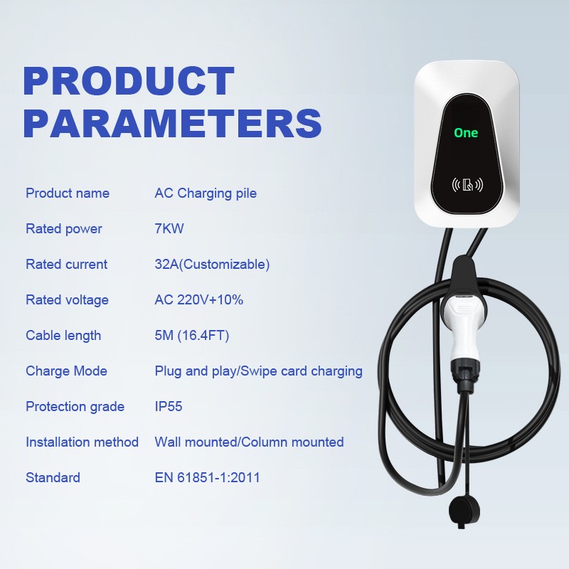 Europäischer Standard 7kW Typ  – Home Ev Charger Bewertung und Preis