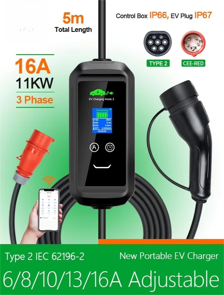 Maßgefertigter USA AC Tragbare – Portable Ev Charger Bewertung und Preis