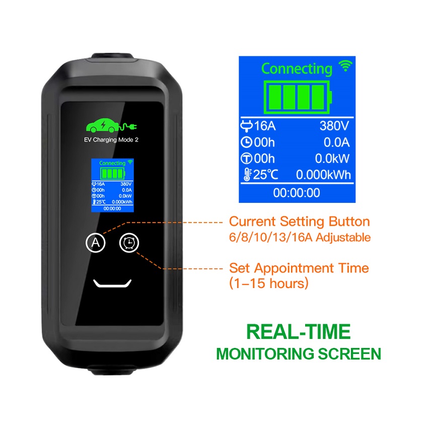 Maßgefertigter USA AC Tragbare – Portable Ev Charger Bewertung und Preis