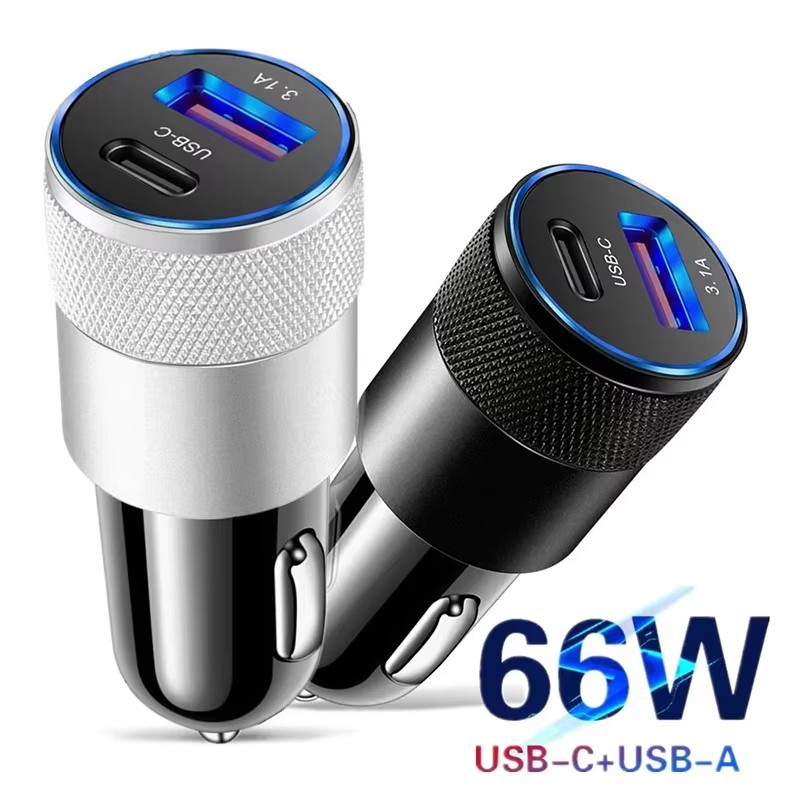 66W USB-Autoladegerät Typ C Sc – Fast Ev Charger Bewertung und Preis