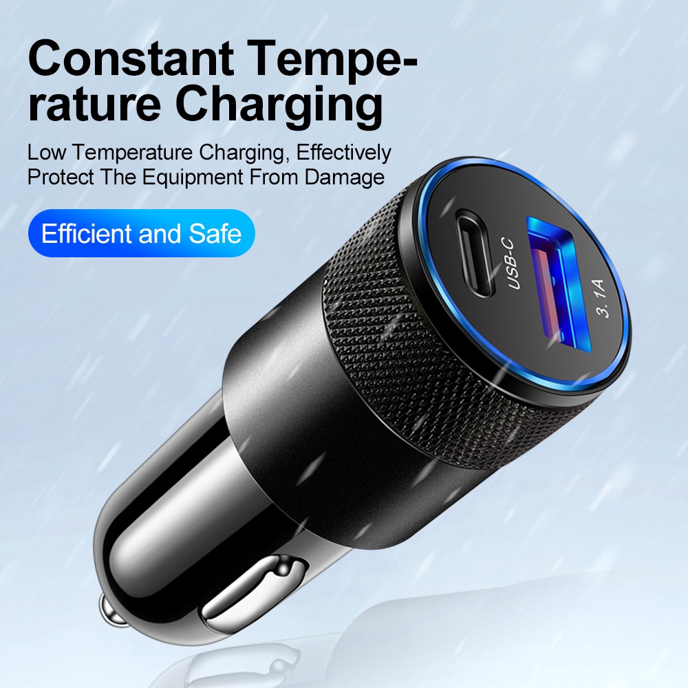 66W USB-Autoladegerät Typ C Sc – Fast Ev Charger Bewertung und Preis