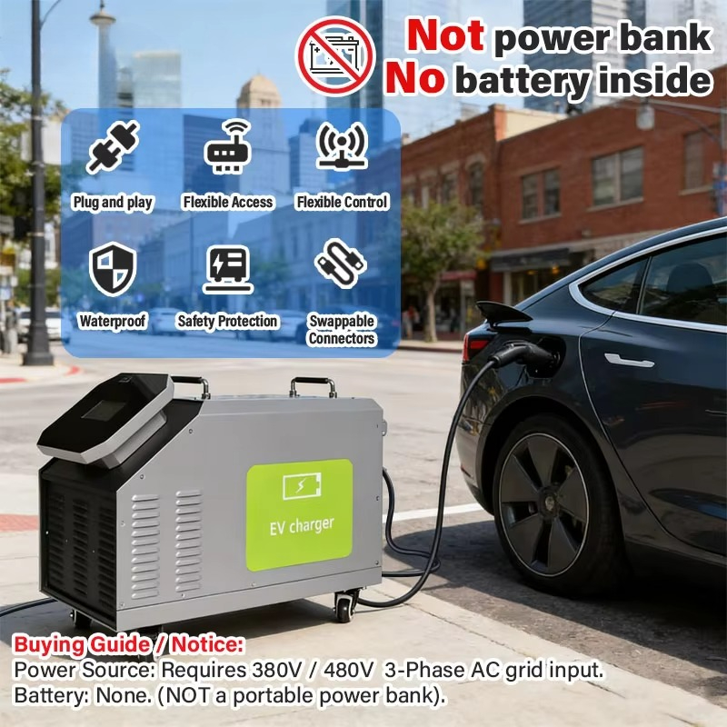 480V 3-Phasen-Wechselstrom-Ein – Portable Ev Charger Bewertung und Preis