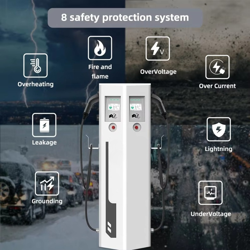 IP65 OCPP CE Bodenmontierte La – Ev Charger Bewertung und Preis