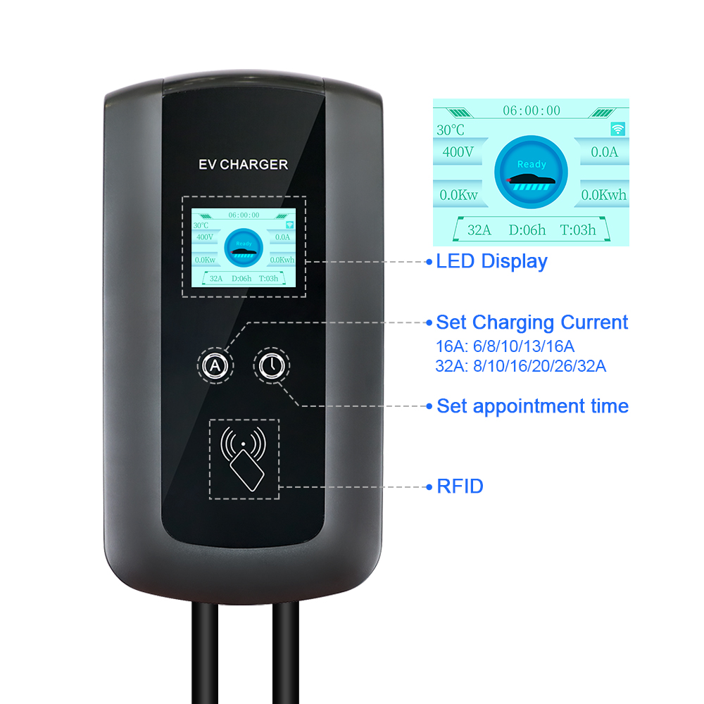 Kolanky 32A 7,2/22KW EV Ladest – Wallbox Ev Bewertung und Preis