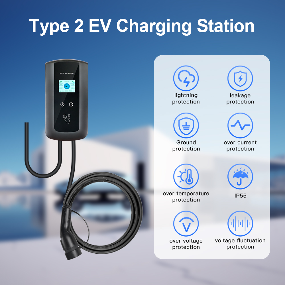 Kolanky 32A 7,2/22KW EV Ladest – Wallbox Ev Bewertung und Preis