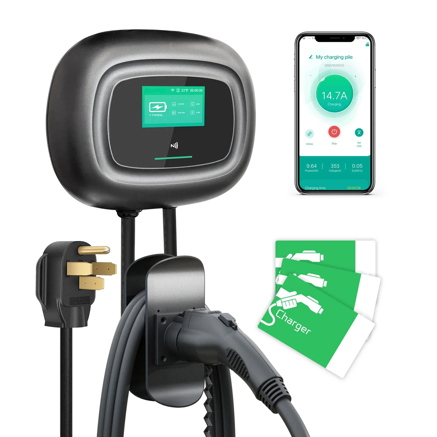 NEUE Khons Wandmontierte Elekt – Wallbox Ev Bewertung und Preis
